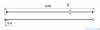 Excellent Vidoq wspornik kabiny walk-in 120 cm do docięcia, chrom KAEX.1599.1200.CR